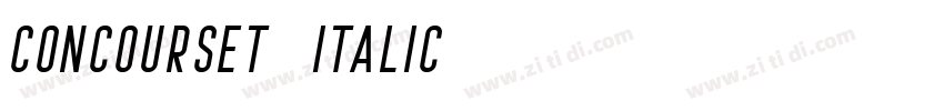 ConcourseT8 Italic字体转换 ConcourseT8 Italic字体转换
